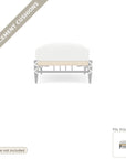 Cushions: Replacement Cushions For Low Country Outdoor Ottoman - Made to Order in the USA