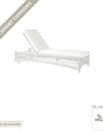 Cushions: Replacement Cushions for Mackinac Chaise Lounge - Made to Order in the USA