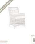Cushions: Replacement Cushions for Mackinac Dining Armchair - Made to Order in the USA
