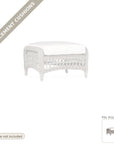 Cushions: Replacement Cushions for Mackinac Ottoman Outdoor - Made to Order in the USA