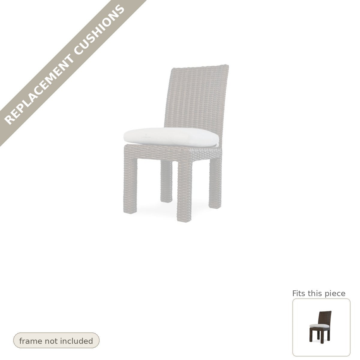 Cushions: Replacement Cushions For Mesa Outdoor Dining Chair - Made to Order in the USA