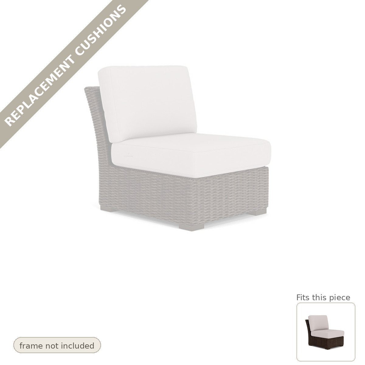 Cushions: Replacement Cushions For Mesa Outdoor Sectional - Made to Order in the USA