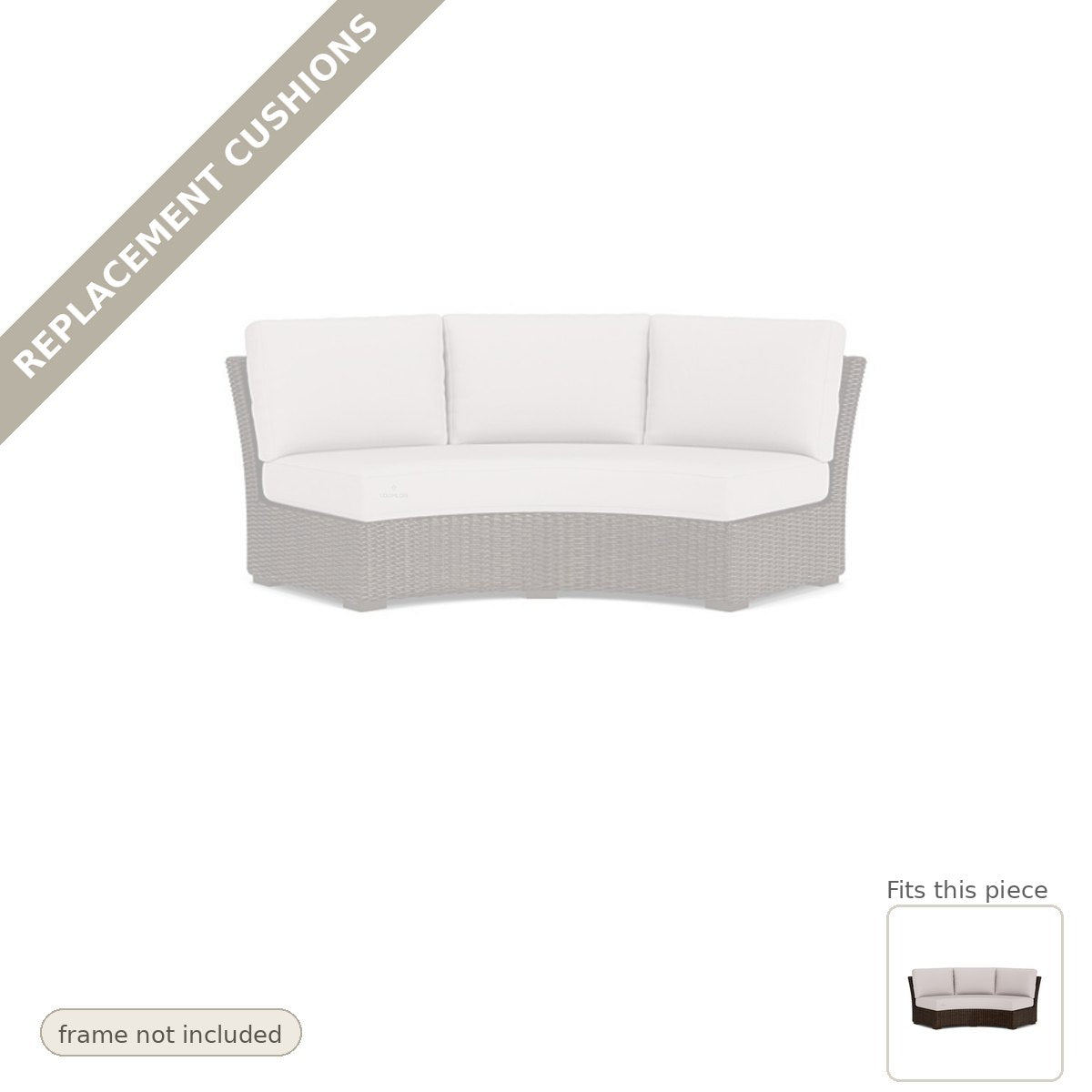 Cushions: Replacement Cushions For Mesa Outdoor Couch Sectional - Made to Order in the USA