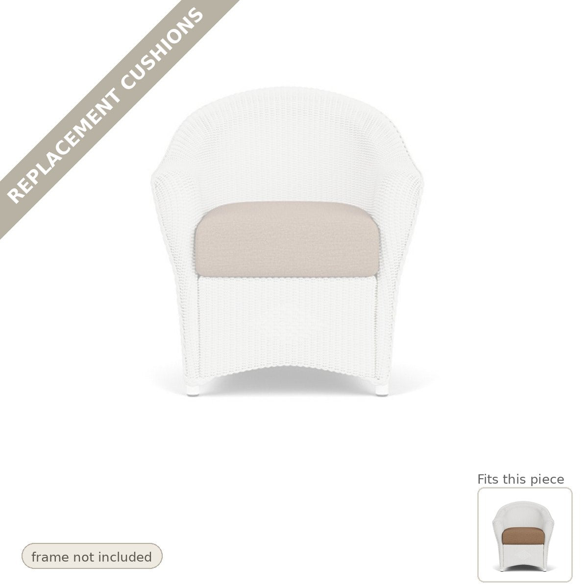 Cushions: Reflections Replacement Cushions for Dining Chair - Made to Order in the USA