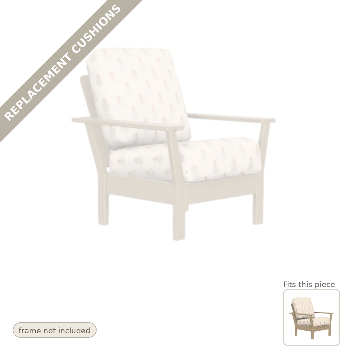 Cushions: New Cushions for the Antero Deep Seat Cushion Outdoor Arm Chair
