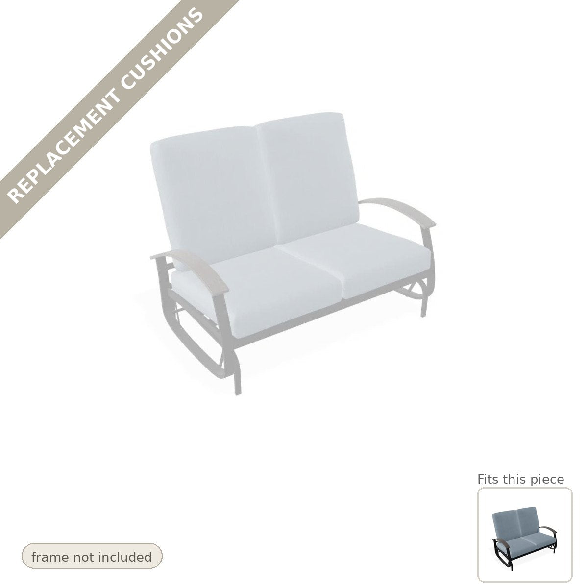 Cushions: New Cushions for the Belle Isle Deep Seat 2-Seat Glider