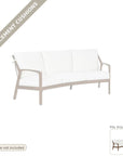 Cushions: New Cushions for the Castelle Berkeley Crescent Curved Outdoor Couch Deep