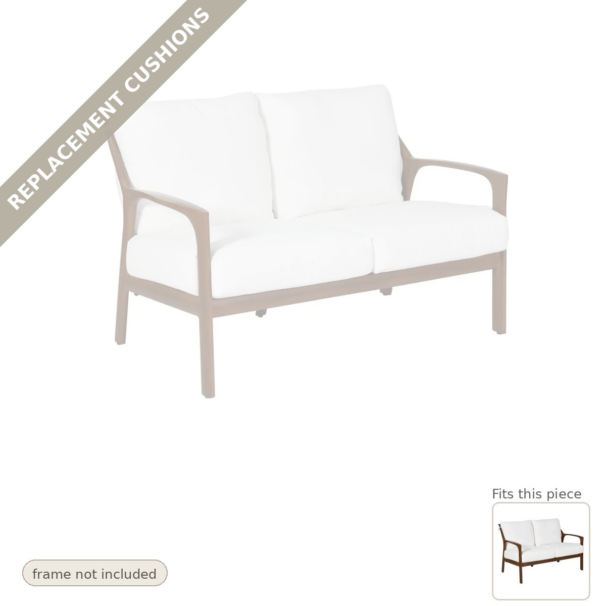 Cushions: New Cushions for the Castelle Berkeley Outdoor Loveseat