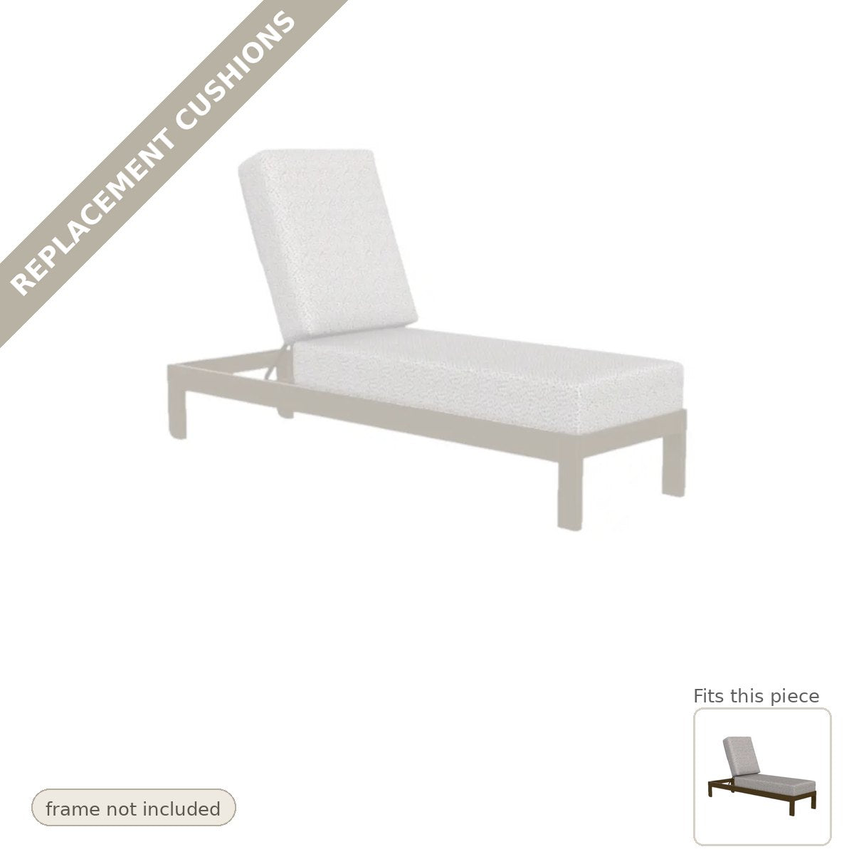 Cushions: New Cushions for the Leeward Deep Seat 3-Position Outdoor Chaise