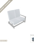 Cushions: New Cushions for the Leeward Deep Seat Left Two-Seat Outdoor Sectional With Motion
