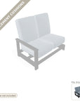 Cushions: New Cushions for the Leeward Deep Seat Right Two-Seat Outdoor Sectional With Motion