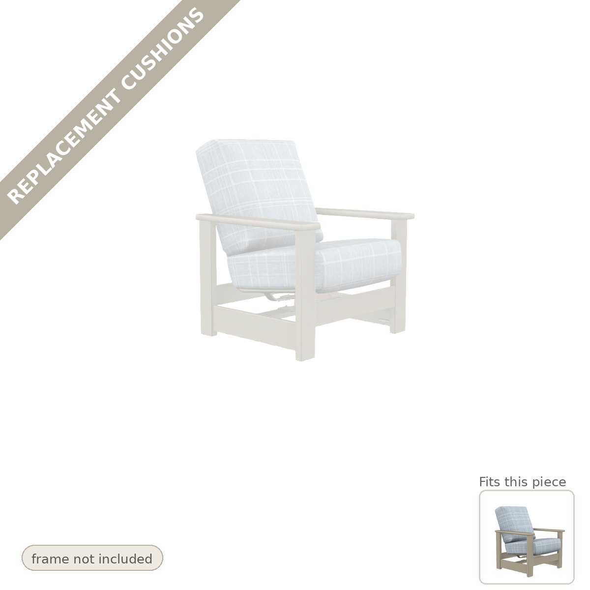 Cushions: New Cushions for the Leeward Deep Seat Hidden Motion Outdoor Armchair