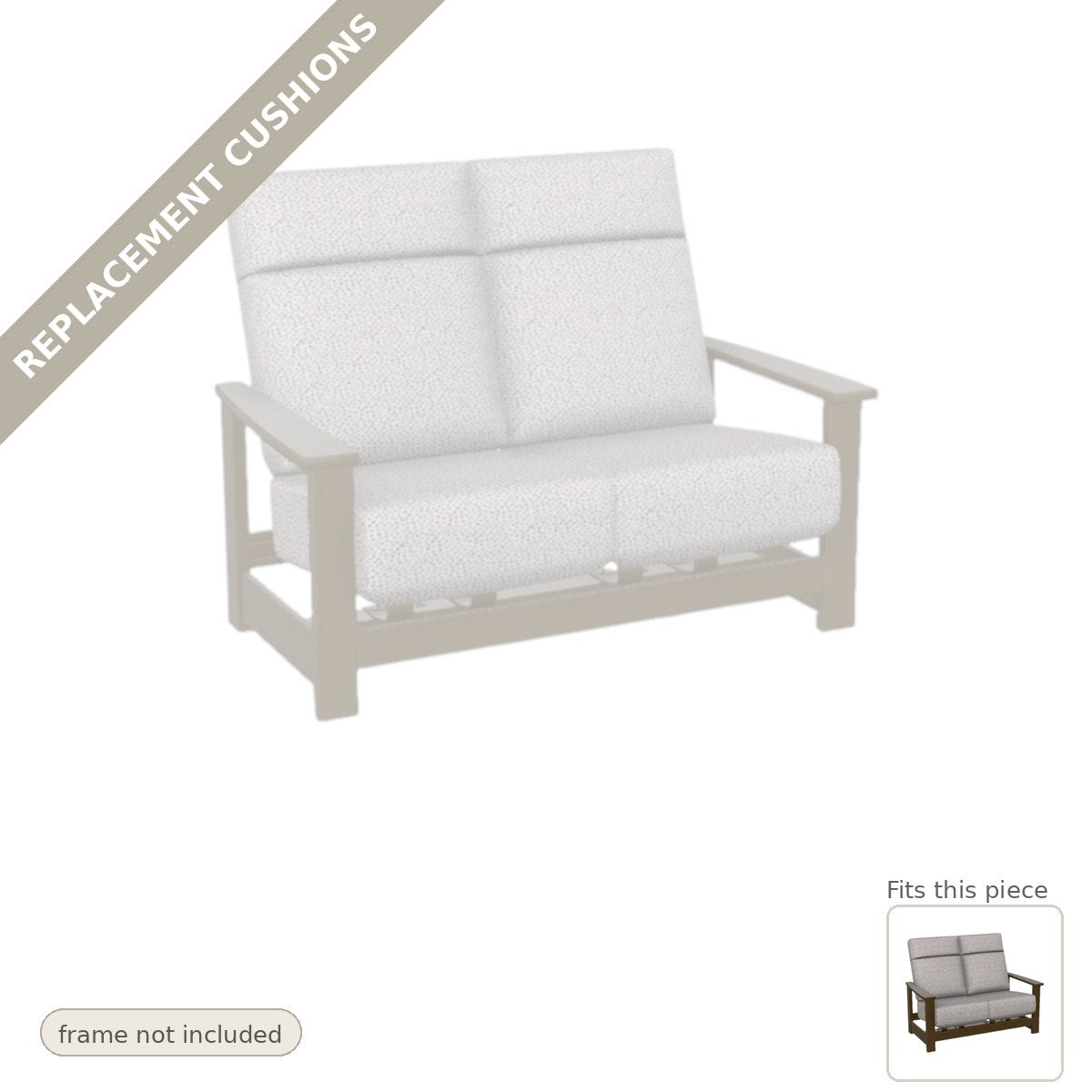 Cushions: New Cushions for the Leeward Deep Seat High Back Hidden Motion Outdoor Loveseat
