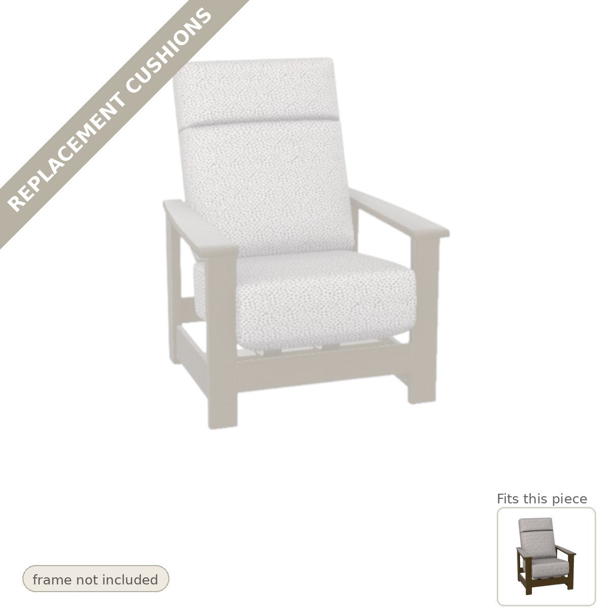 Cushions: New Cushions for the Leeward Deep Seat High Back Hidden Motion Outdoor Arm Chair