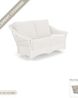 Cushions: Replacement Cushions for Nantucket Loveseat Glider - Made to Order in the USA