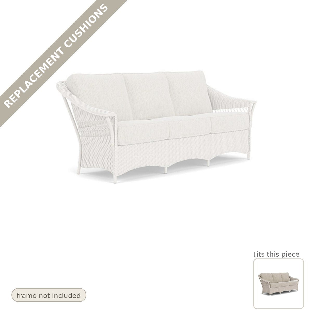 Cushions: Replacement Cushions for Nantucket Sofa - Made to Order in the USA