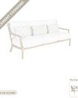 Cushions: New Cushions for the Nicoya Cushioned Deep Seating 3 Seater Sofa