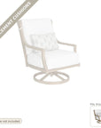 Cushions: New Cushions for the Nicoya High Back Swivel Rocking Lounge Chair with Sunbrella Cushions
