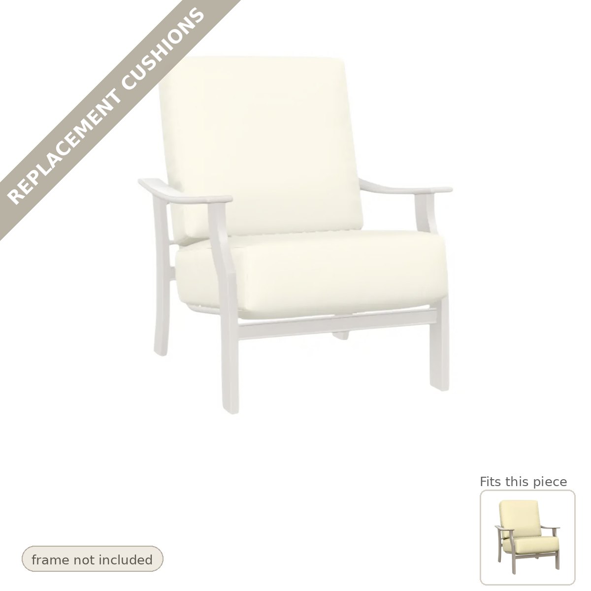 Cushions: New Cushions for the St. Catherine Cushion Deep Seat Outdoor Arm Chair