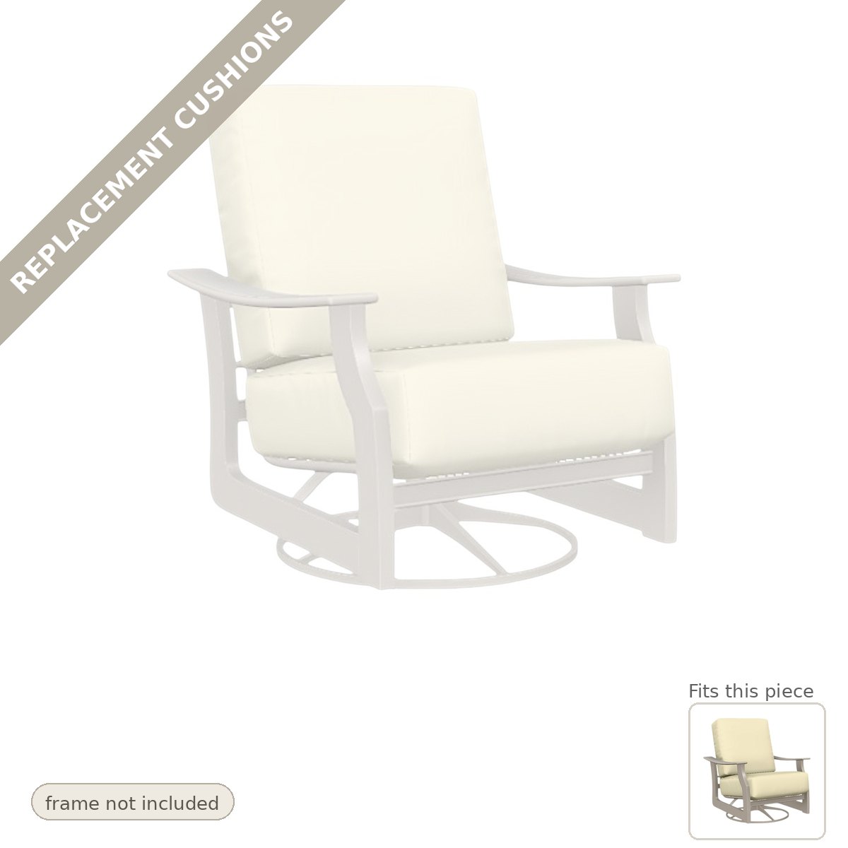 Cushions: New Cushions for the St. Catherine Cushion Deep Seat Swivel Outdoor Rocker