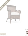 Cushions: Replacement Cushion Grand Traverse Dining Armchair - Made to Order in the USA