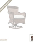 Cushions: Replacement Cushions for Grand Traverse Swivel Armchair - Made to Order in the USA