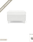 Cushions: Replacement Cushions For Visions Outdoor Ottoman - Made to Order in the USA