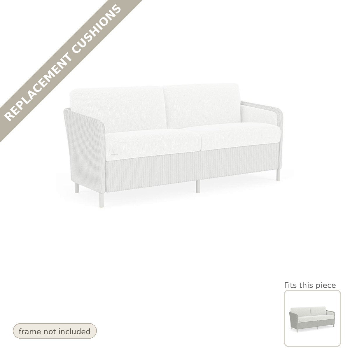 Cushions: Replacement Cushions For Visions Outdoor Couch - Made to Order in the USA