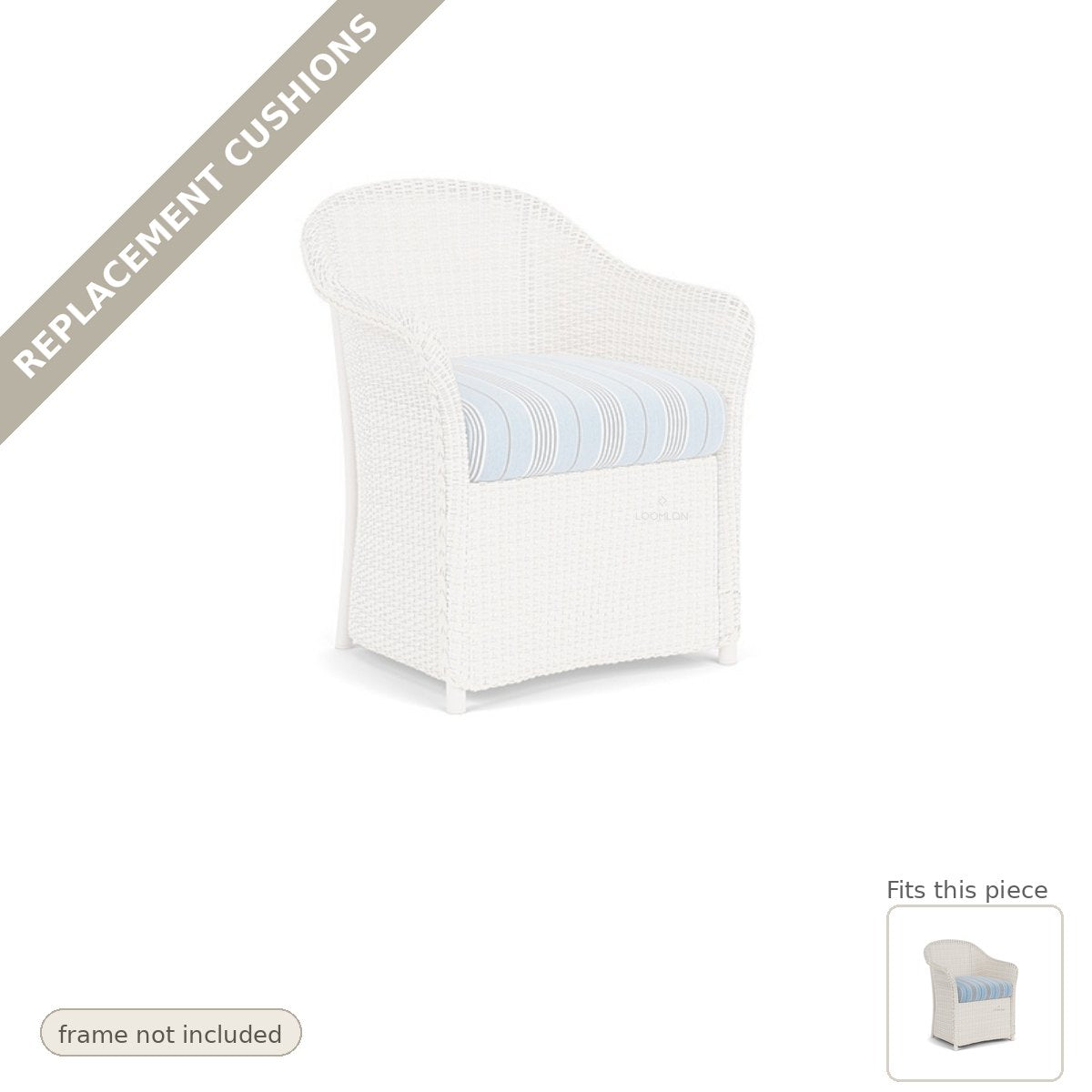 Cushions: Weekend Retreat Replacement Cushion For Dining Armchair - Made to Order in the USA