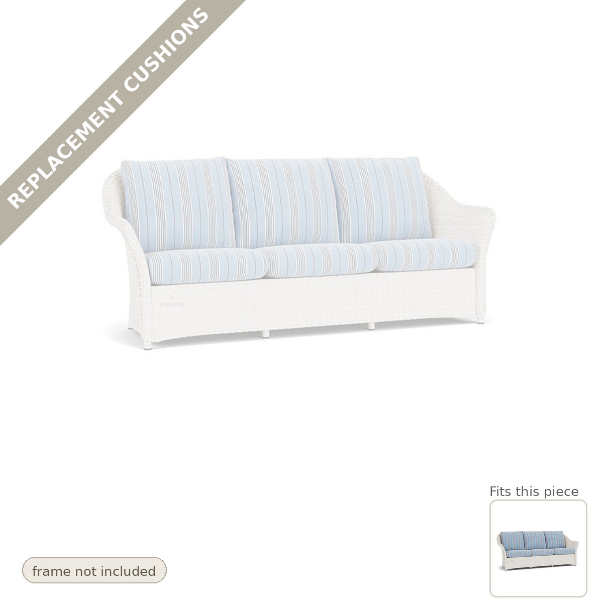 Cushions: Weekend Retreat Outdoor Replacement Cushions For Sofa - Made to Order in the USA