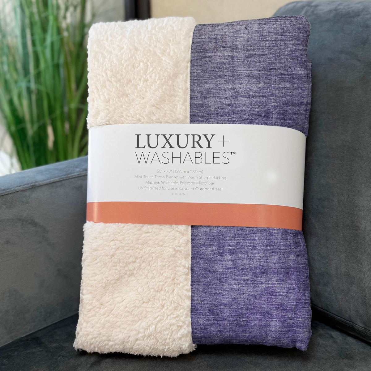 Ombre Green Washable Indoor-Outdoor Rug
