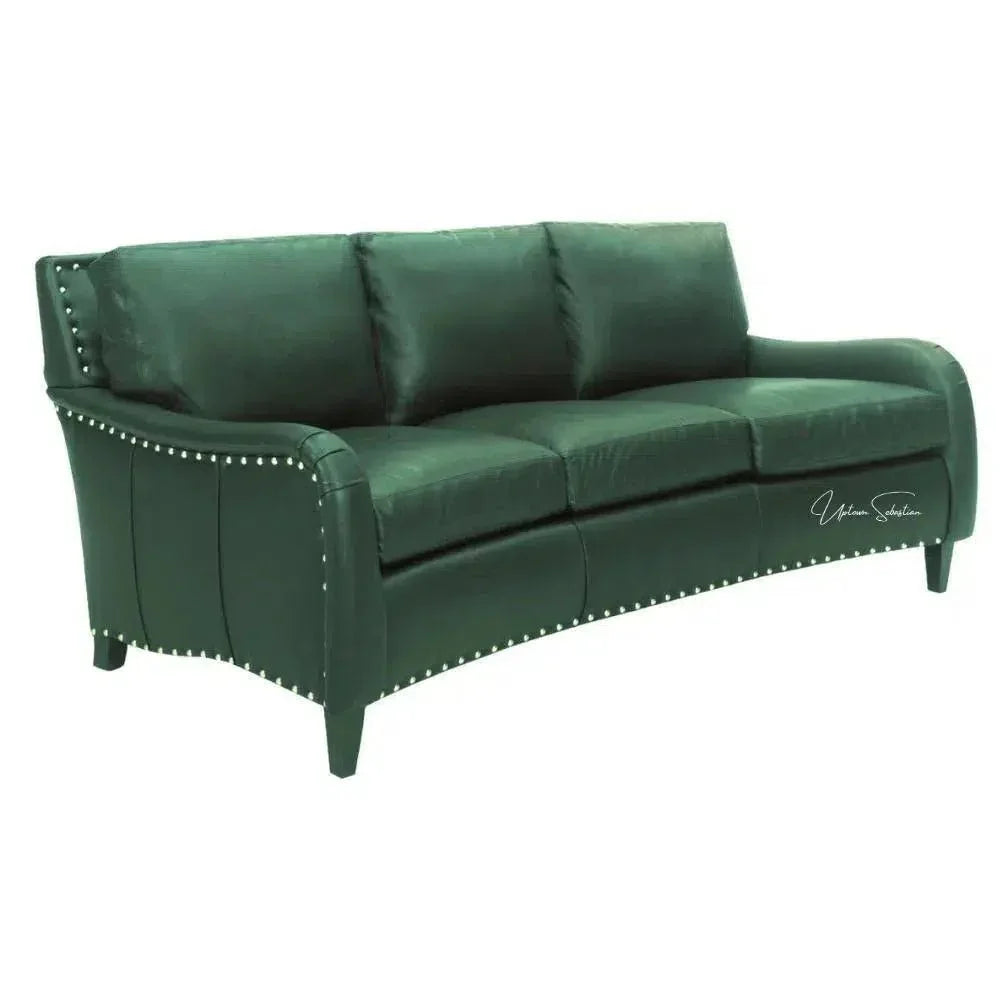 The Custom Gold Sofa - California Dreaming Leather -- view 4