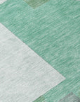 LOOMLAN Rugs Daeel Green Washable Indoor-Outdoor Rug