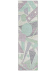 LOOMLAN Rugs Daeir Lilac Washable Indoor-Outdoor Rug