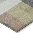 LOOMLAN Rugs Daeira Orange Washable Indoor-Outdoor Rug