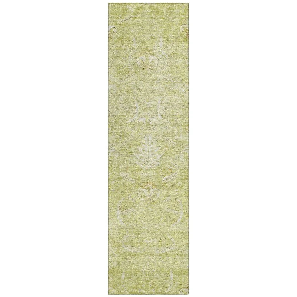 LOOMLAN Rugs Dahana Green Washable Indoor-Outdoor Rug