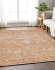 LOOMLAN Rugs Dahana Orange Washable Indoor-Outdoor Rug