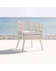 Dana Rope Outdoor Dining Chair 2PC - LOOMLAN - Sunset West - Outdoor Dining Chairs