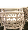 Dana Rope Outdoor Dining Chair 2PC - LOOMLAN - Sunset West - Outdoor Dining Chairs