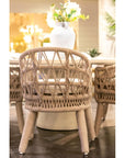 Dana Rope Outdoor Dining Chair 2PC - LOOMLAN - Sunset West - Outdoor Dining Chairs