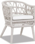 Dana Rope Outdoor Dining Chair 2PC - LOOMLAN - Sunset West - Outdoor Dining Chairs