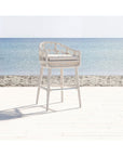 Dana Rope Weatherproof Outdoor Bar Stool - LOOMLAN - Sunset West - Outdoor Bar Stools