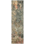 LOOMLAN Rugs Danira Green Washable Indoor-Outdoor Rug