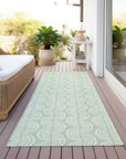 LOOMLAN Rugs Darya Green Washable Indoor-Outdoor Rug