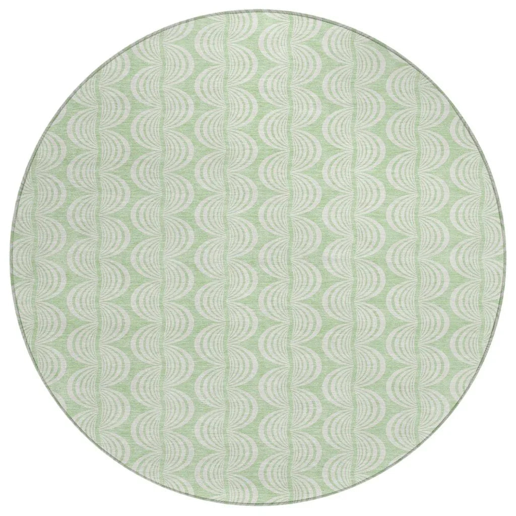LOOMLAN Rugs Darya Green Washable Indoor-Outdoor Rug