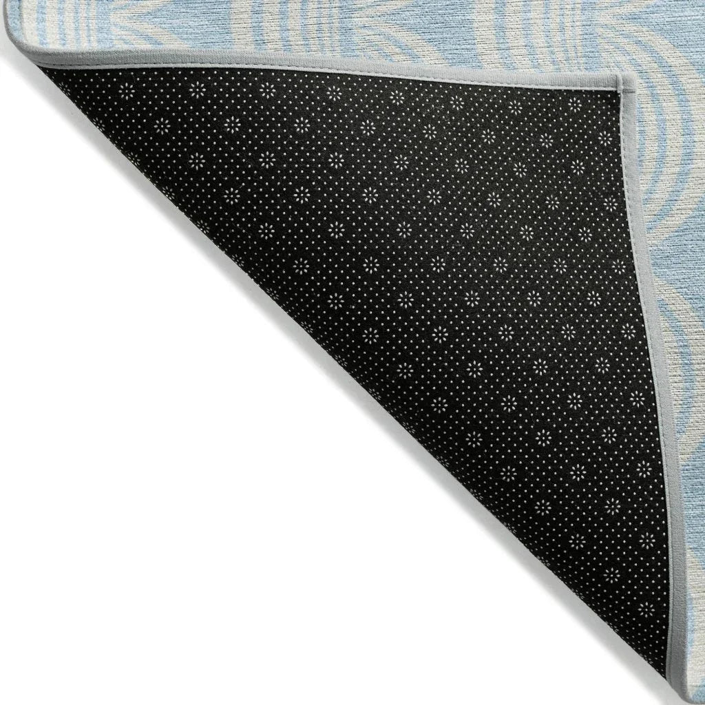LOOMLAN Rugs Darya Sky Washable Indoor-Outdoor Rug