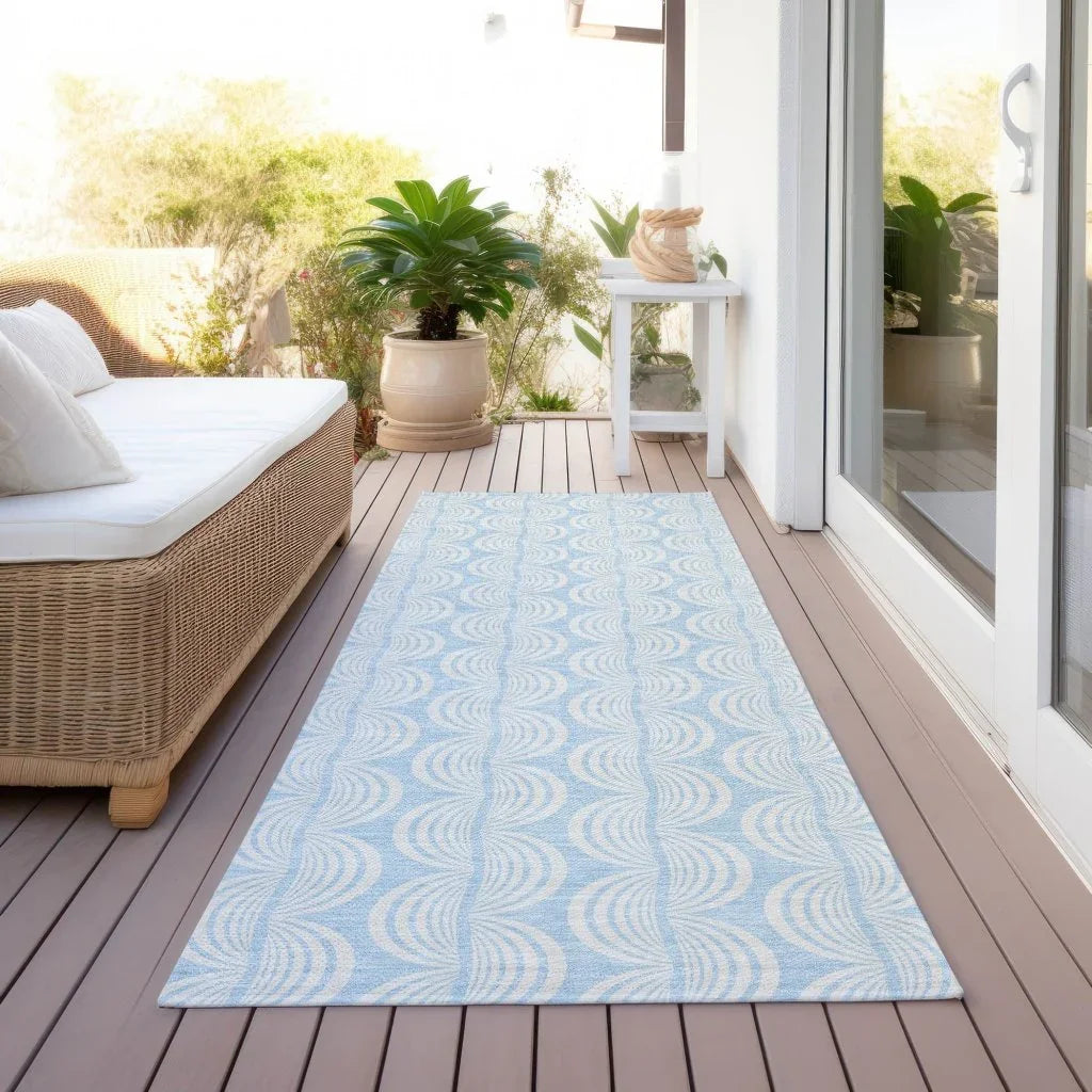 LOOMLAN Rugs Darya Sky Washable Indoor-Outdoor Rug