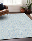 LOOMLAN Rugs Darya Sky Washable Indoor-Outdoor Rug