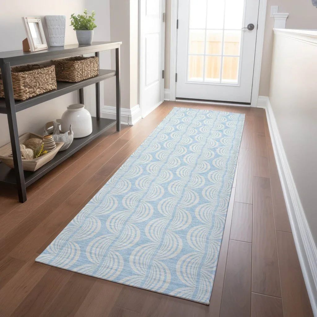LOOMLAN Rugs Darya Sky Washable Indoor-Outdoor Rug