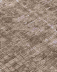 LOOMLAN Rugs Delaura Brown Washable Indoor-Outdoor Rug